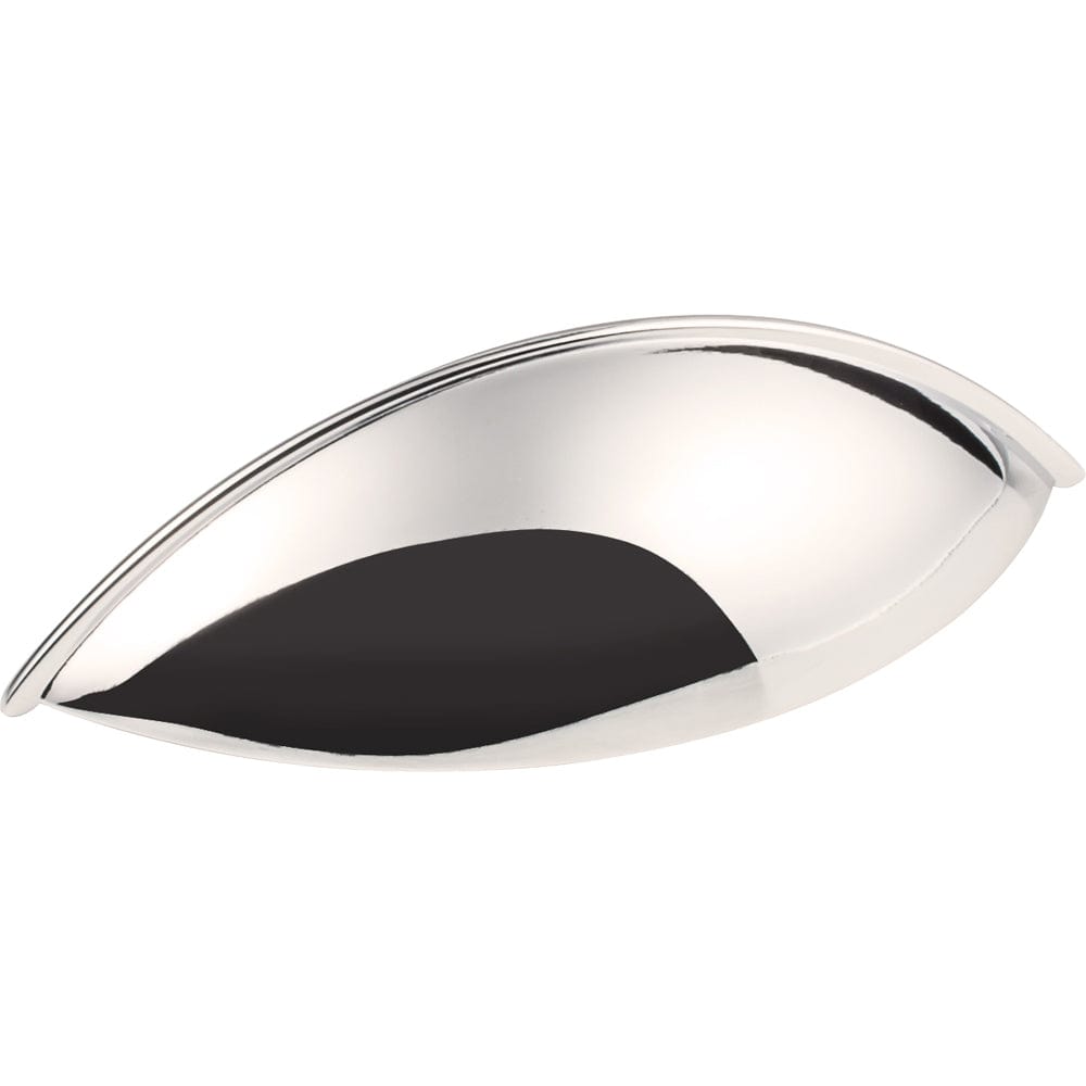 Bordeaux Pull, 96 mm C/C, Polished Nickel