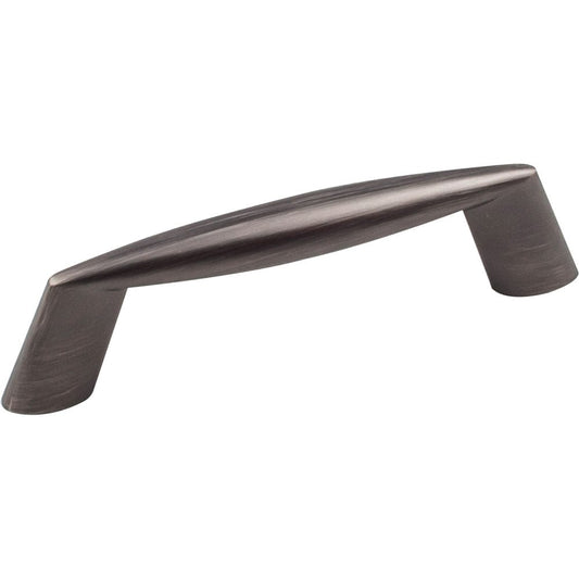 Zachary Pull, 3" C/C, Brushed Pewter