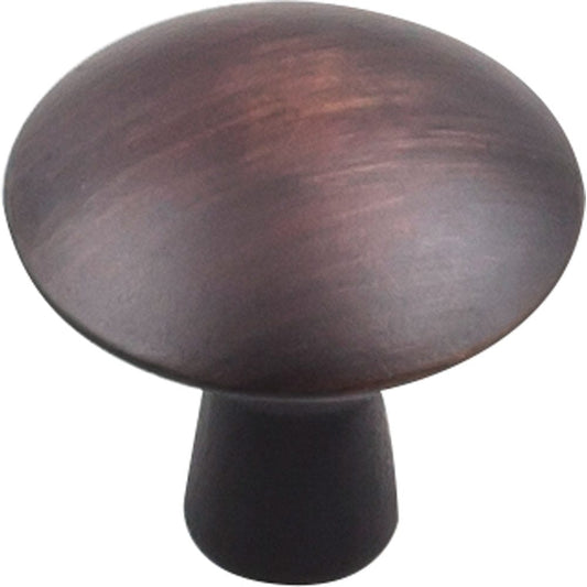 Zachary Knob, 1-1/16" Dia Brushed Oil Rubbed Bronze
