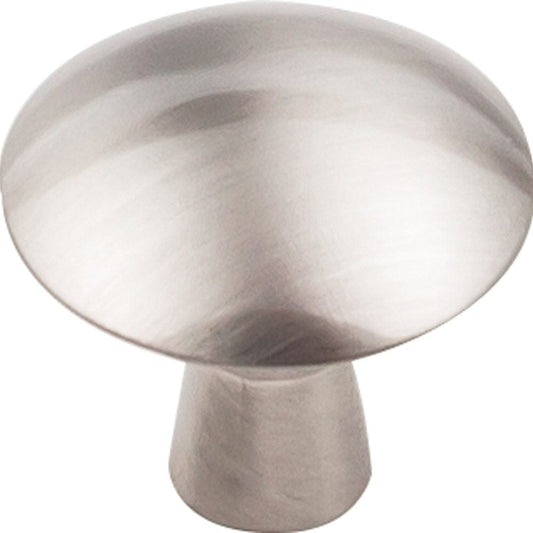 Zachary Knob, 1-1/16" Dia Satin Nickel