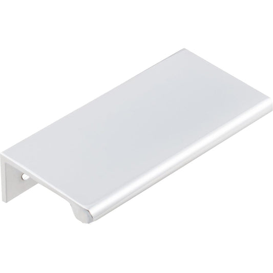 Edgefield Tab Pull, 60 mm C/C, Brushed Chrome
