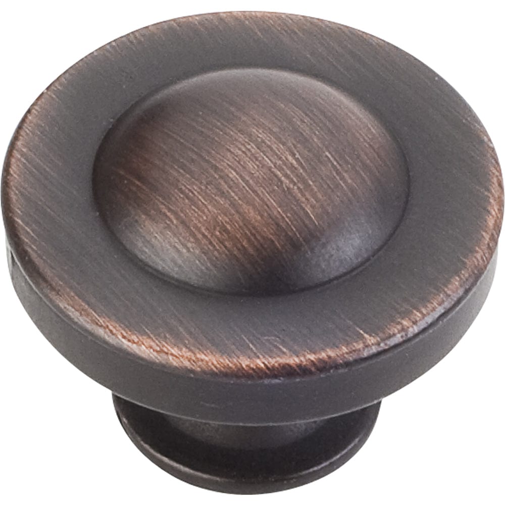 Cordova Knob, 1-1/4" Dia.,  Brushed Oil Rubbed Bronze
