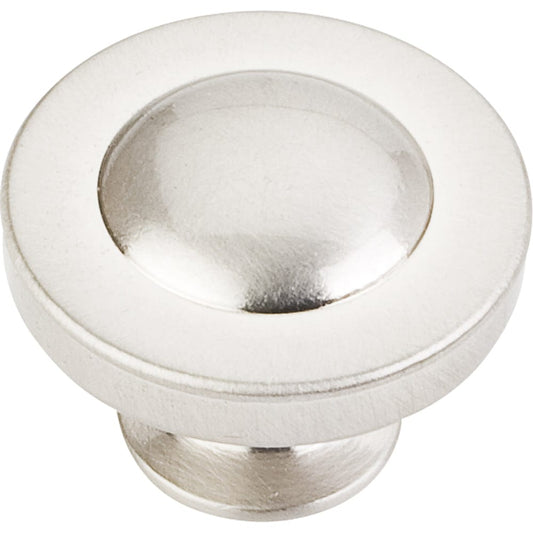 Cordova Knob, 1-1/4" Dia.,  Satin Nickel