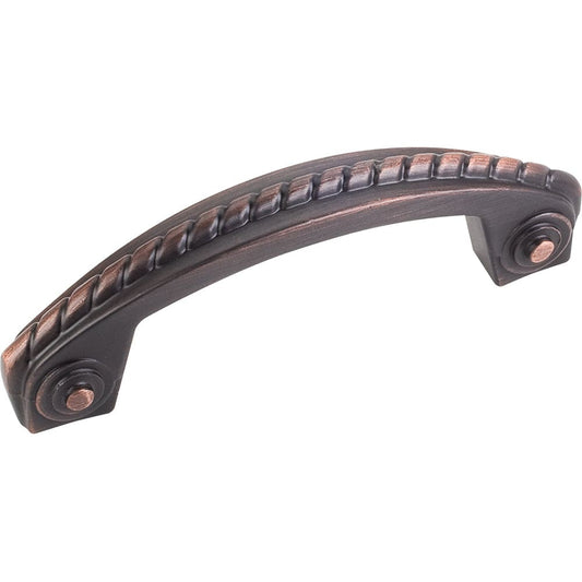 Rhodes Pull, 3" C/C, Brushed Oil Rubbed Bronze