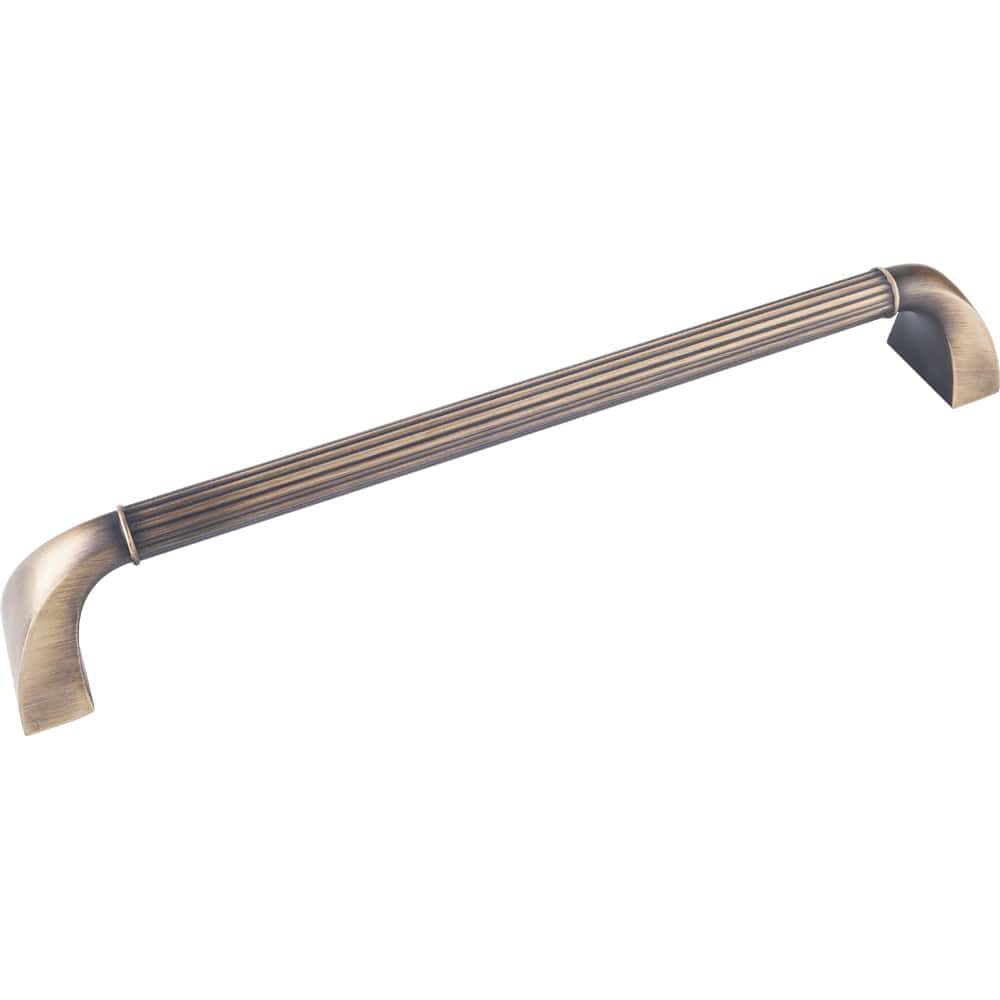 Cordova Appliance Handle, 18" C/C, Antique Brushed Satin Brass