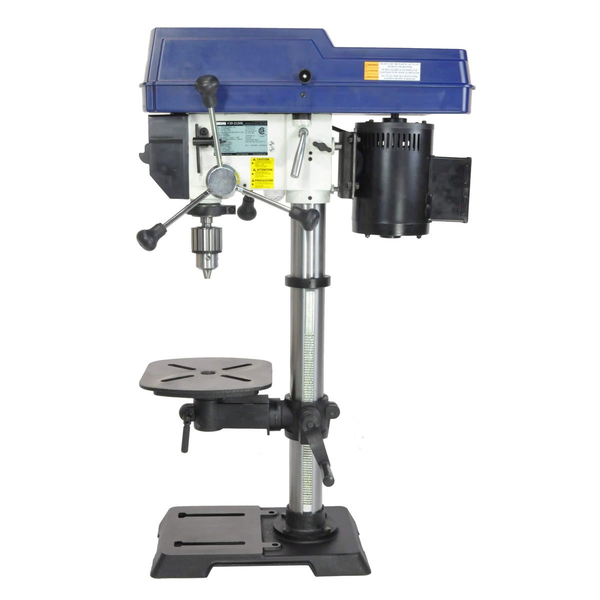 12" VS Benchtop Drill Press - 3/4 HP